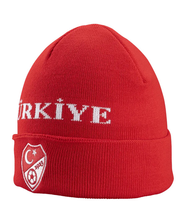 tff türkei beanie bronx em 2024 rot