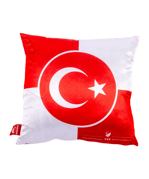 tff türkei logo kissen em 2024 rot