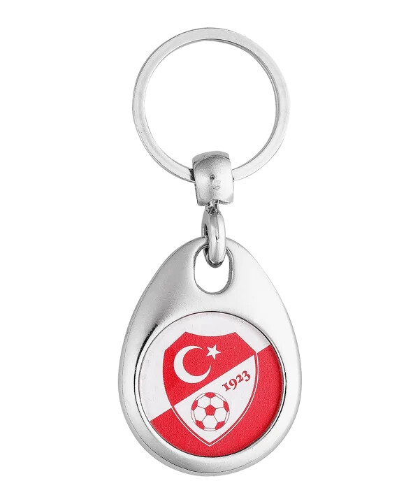 tff türkei schlüsselanhänger em 2024 silber