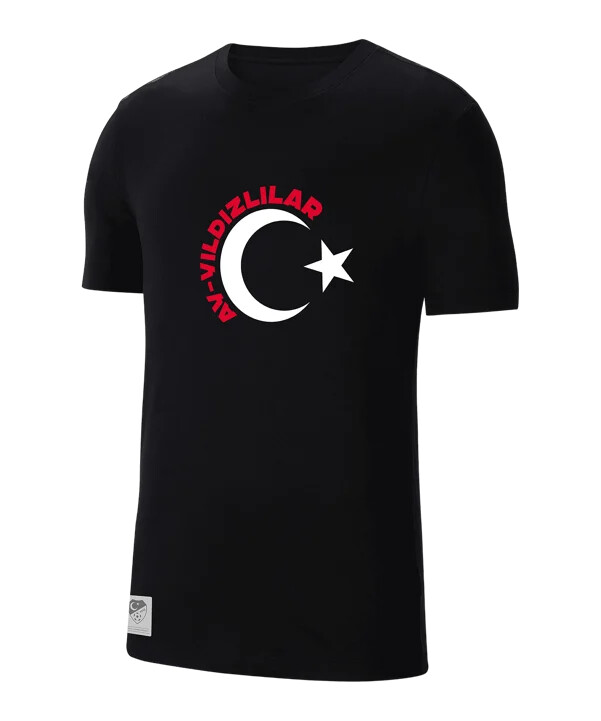 nike tff t-shirt ec 2024 schwarz