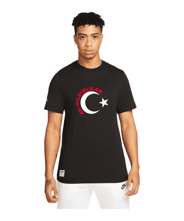 nike tff t-shirt ec 2024 schwarz
