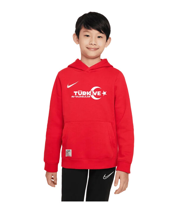 nike tff hoody ec 2024 kids rot