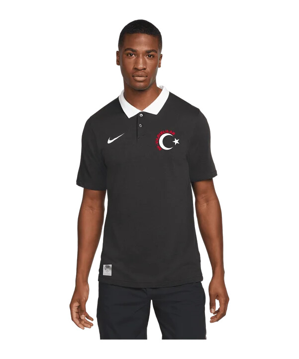 nike tff polo ec 2024 schwarz