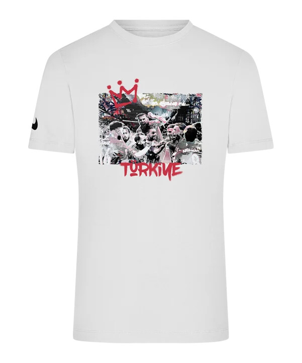 nike turkey tff team success t-shirt weiß f100