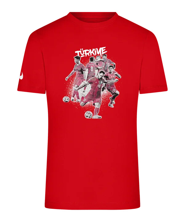 nike turkey tff team proud t-shirt rot f657