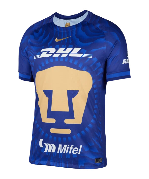 nike pumas unam trikot away 20252026 blau f456