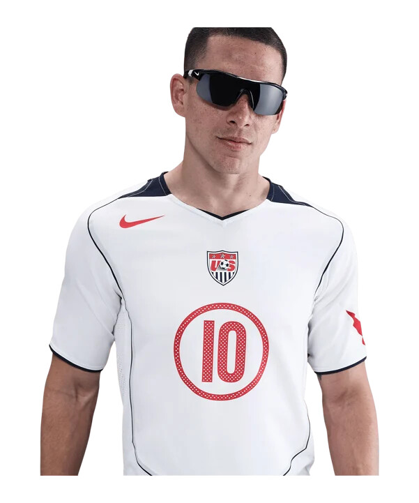 nike usa reissue 2004 donovan 10 trikot weiss f100