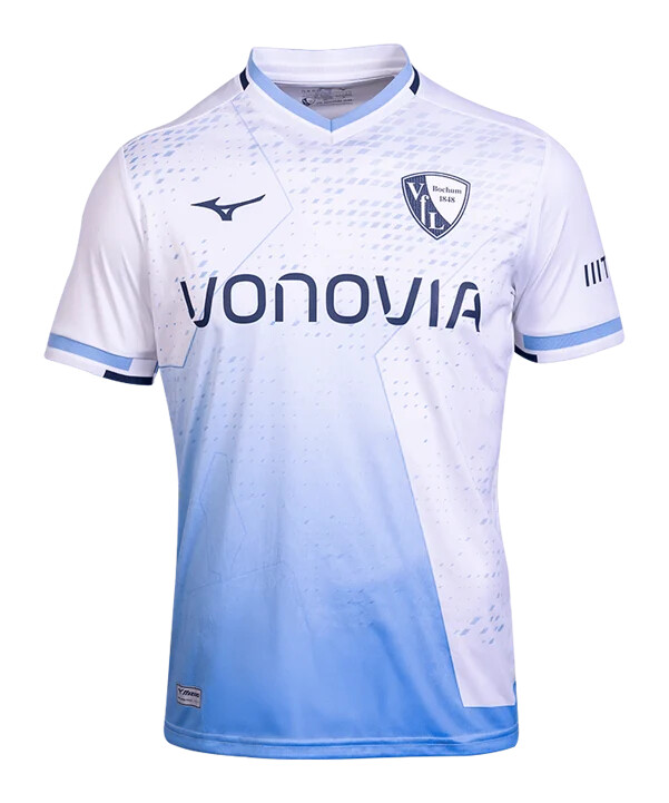mizuno vfl bochum trikot away 20252026 kids weiß f01
