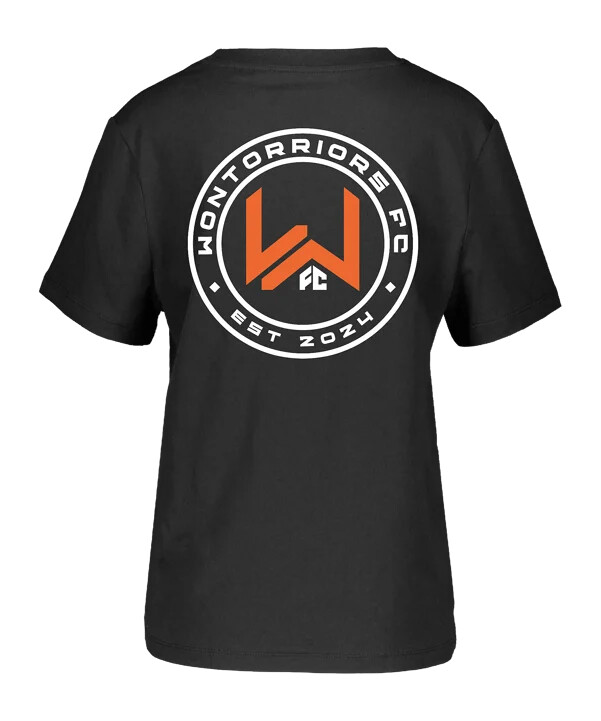 wontorriors fc fan t-shirt damen schwarz fc002