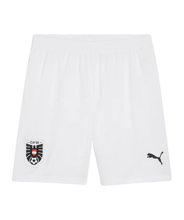 puma Österreich short 20232024 weiss f03